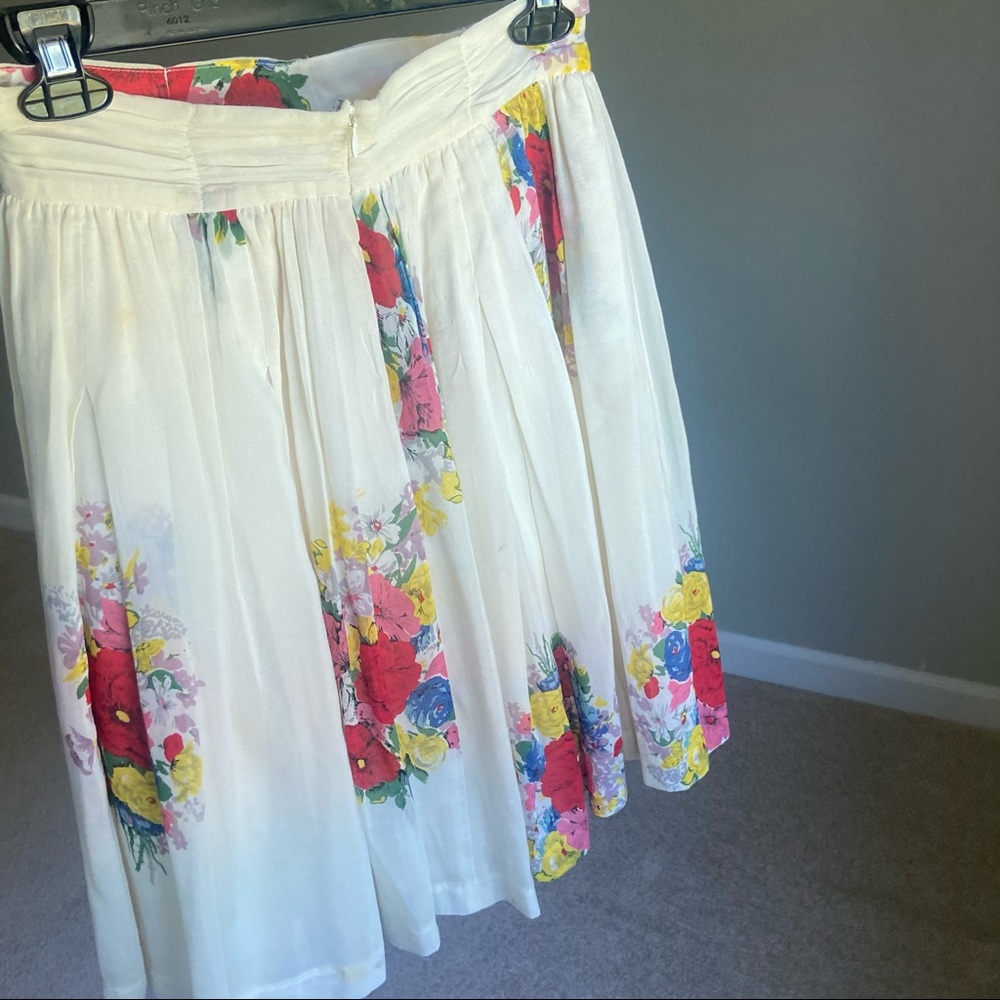 Twinkle by Wenlan Anthropologie Floral Skirt - Picture 2 of 5
